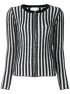 Simon Miller Contrast Stripe Zip Jacket - Black