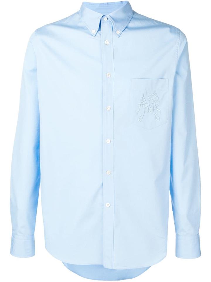Alexander Mcqueen Button Down Shirt - Blue