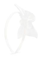 David Charles Kids Embellished Floral Bow Headband, Girl's, White