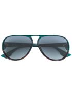 Dior Eyewear Aviator Sunglasses - Green