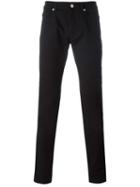Versace Skinny Jeans, Men's, Size: 32, Black, Cotton/spandex/elastane