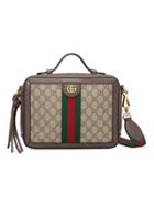 Gucci Ophidia Small Gg Shoulder Bag - Brown
