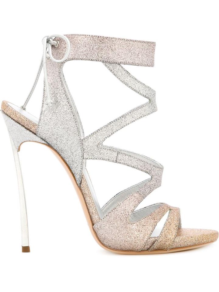 Casadei Glitter Evening Sandals
