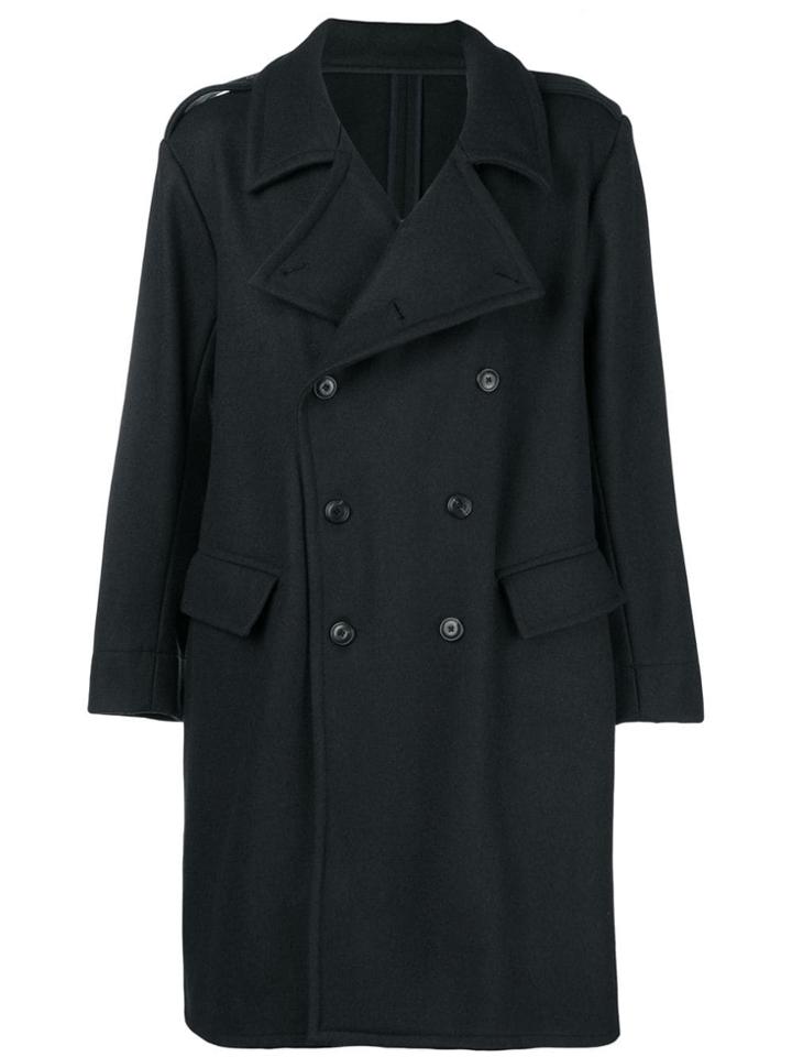 East Harbour Surplus Double Breasted Coat - Blue