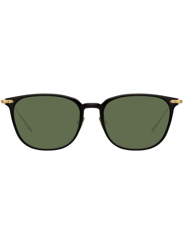 Linda Farrow Rectangular Sunglasses - Black