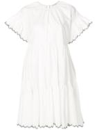 Ulla Johnson Tiered Day Dress - White