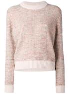 Chloé - Knitted Sweater - Women - Acrylic/polyamide/cashmere/wool - S, Pink/purple, Acrylic/polyamide/cashmere/wool