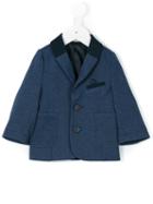 Boss Kids - Two Button Blazer - Kids - Cotton/polyamide/polyester/spandex/elastane - 12 Mth, Blue