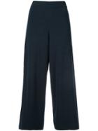 Estnation - Cropped Trousers - Women - Rayon - 38, Blue, Rayon