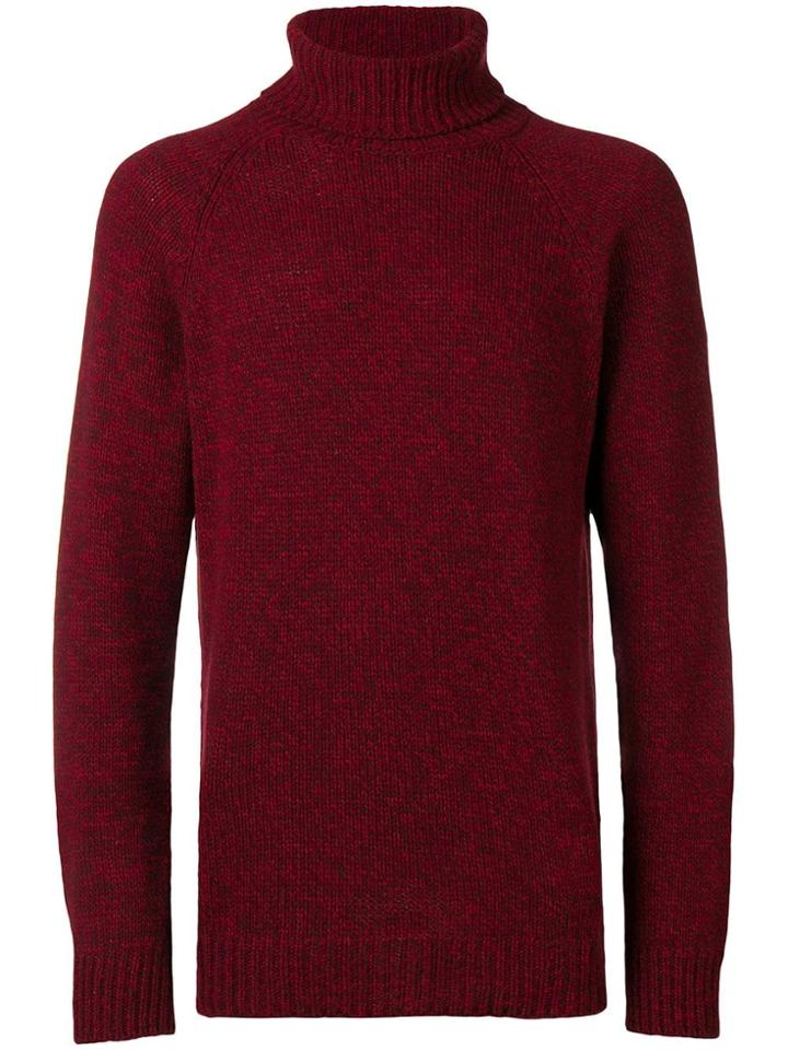 Barena Roll Neck Jumper - Red