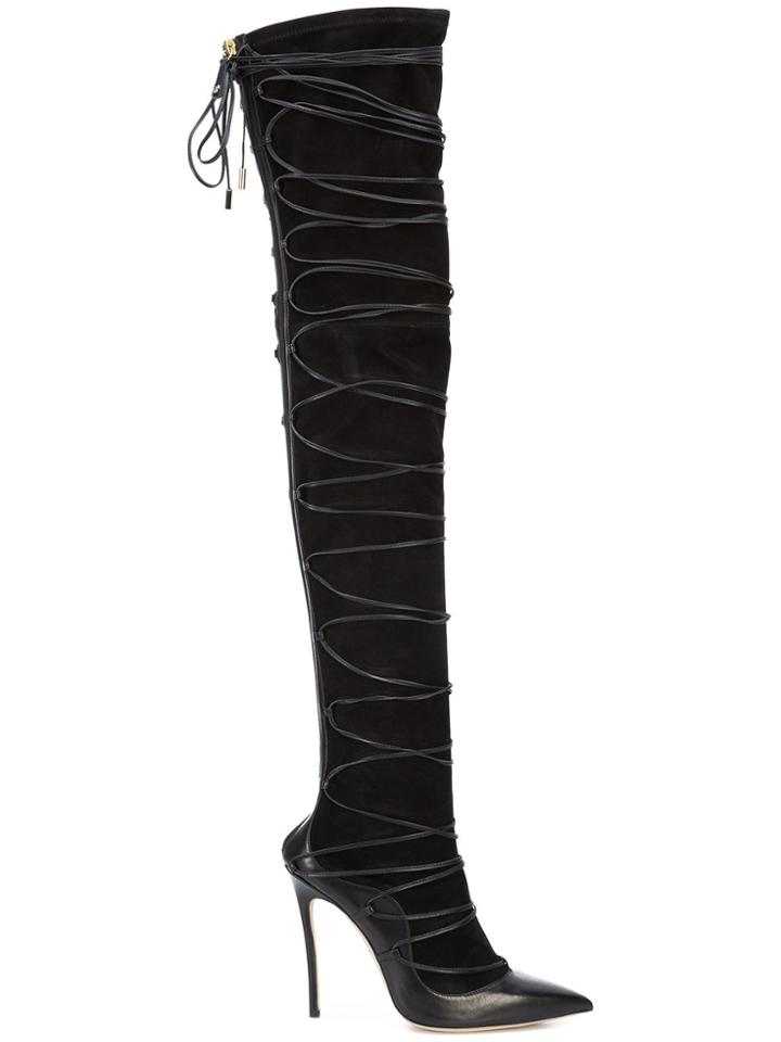 Dsquared2 Lace Up Boots - Black