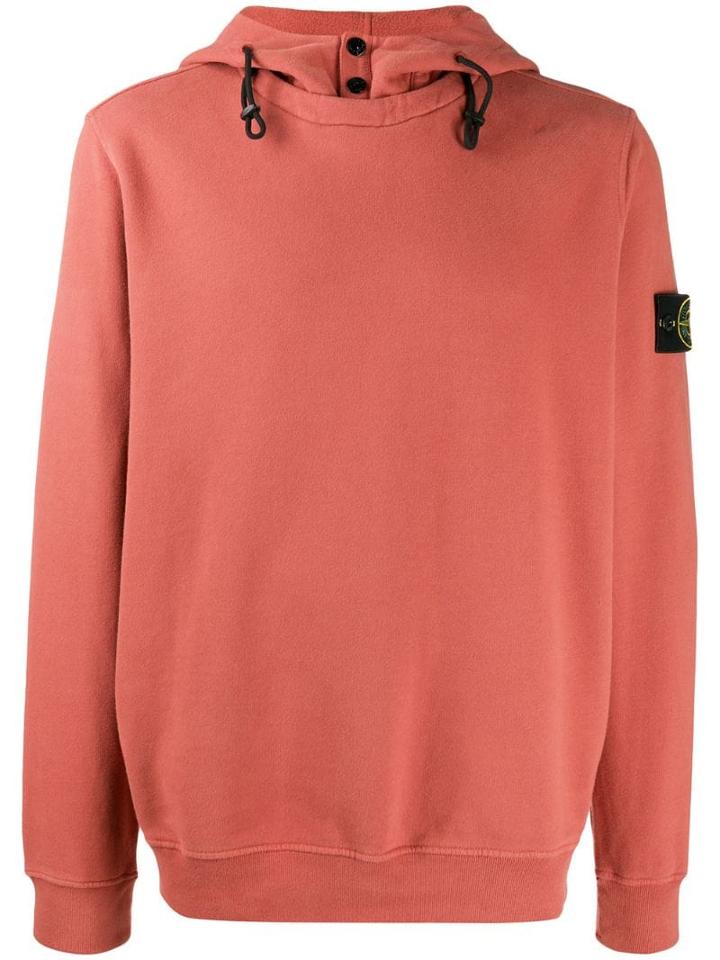 Stone Island Logo Hoody - Neutrals