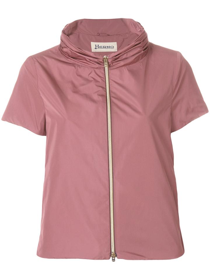 Herno Short-sleeve Fitted Jacket - Red