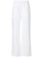 Majestic Filatures Wide Leg Trousers - White