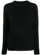 Iro Round Neck Pullover - Black