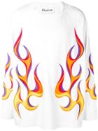 Études Desert Flaming Print Sweater - White