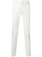 Entre Amis Tailored Fitted Trousers - White