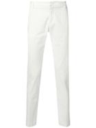 Entre Amis Tailored Fitted Trousers - White