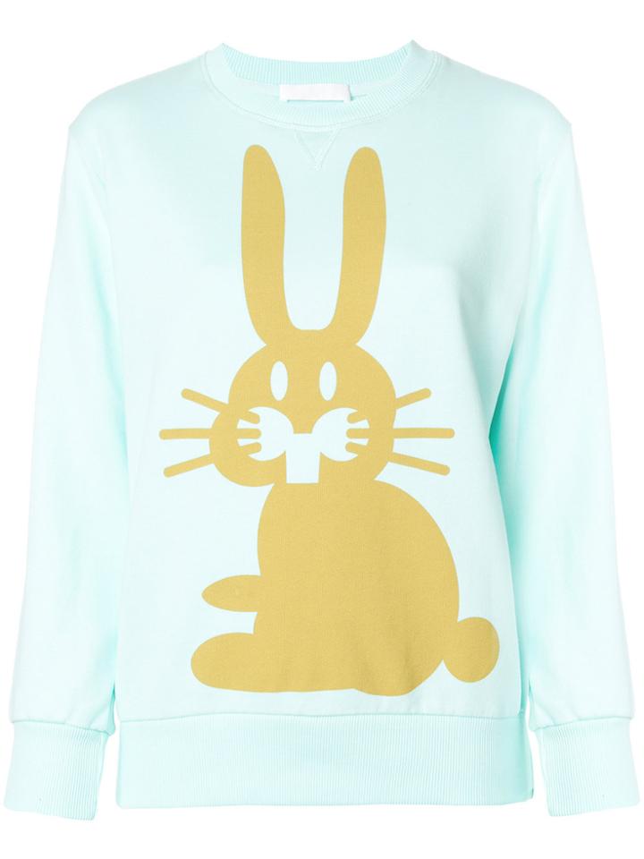Peter Jensen Rabbit Print Sweatshirt - Blue