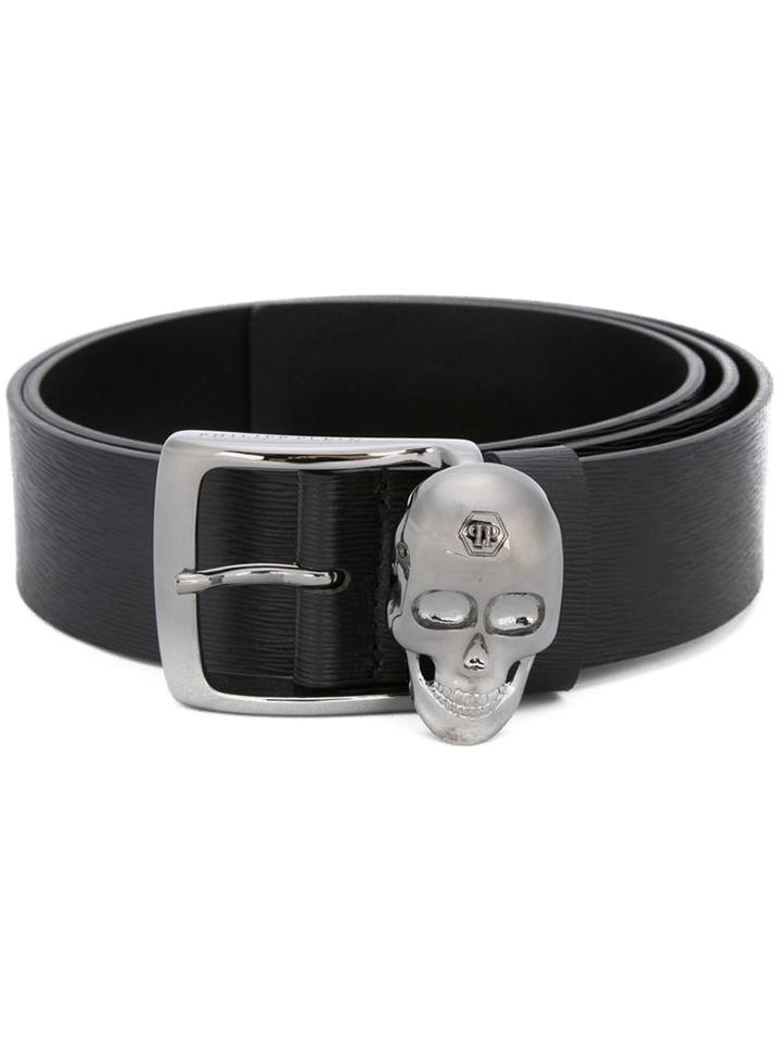 Philipp Plein 'star City' Belt, Men's, Size: 100, Black, Leather