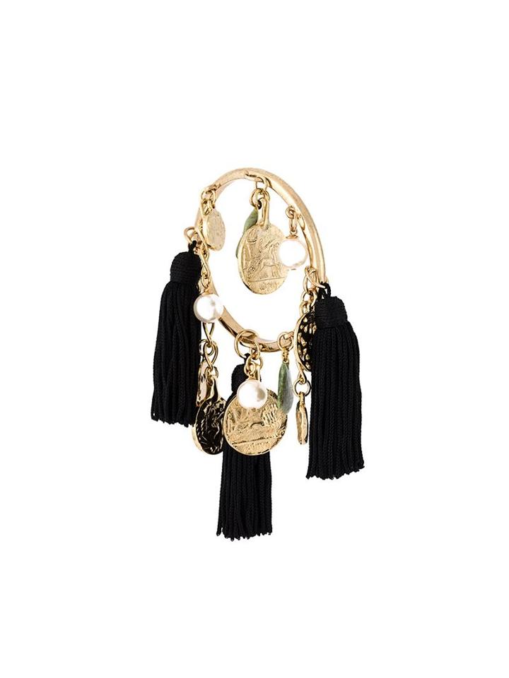 Oscar De La Renta Tassel Charm Bracelet