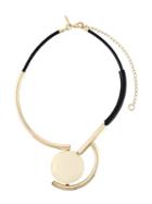Marni Resin Necklace, Women's, White, Calf Leather/resin/buffalo Horn/metal