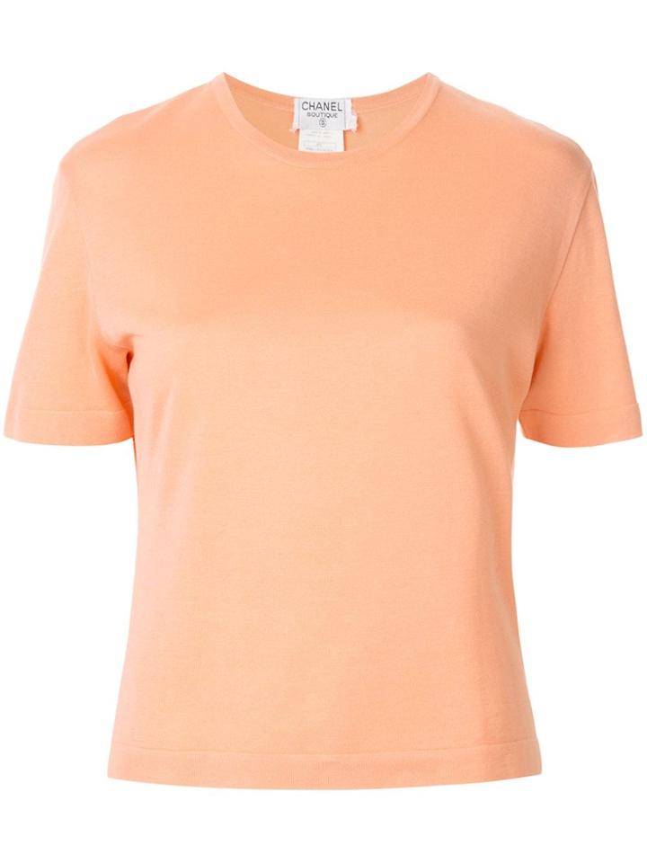 Chanel Pre-owned Short Sleeve Tops - Orange