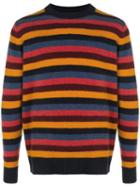 The Elder Statesman Inch Stripe Cashmere Jumper - Multicolour