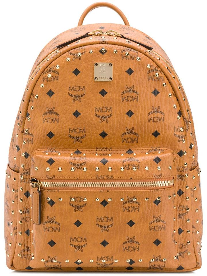 Mcm Mcm Mmk8ave90 Cognac Synthetic->pvc - Brown