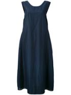 's Max Mara - Spuma Midi Dress - Women - Cotton/ramie - 40, Blue, Cotton/ramie