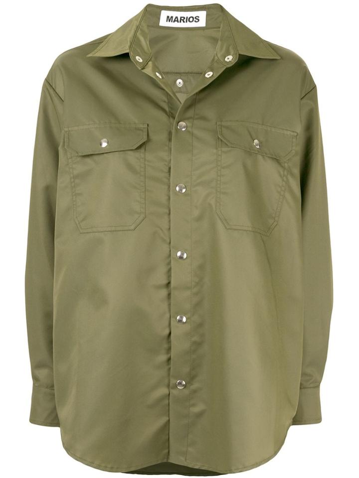 Marios Shirt Jacket - Green