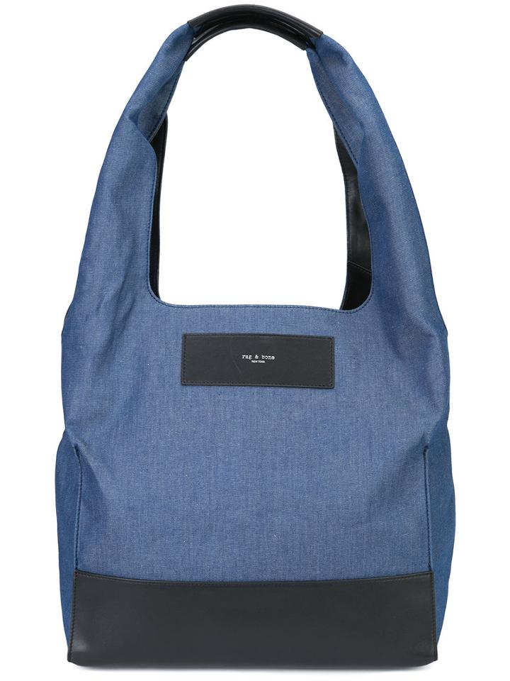 Rag & Bone (ivory) Colour Block Tote, Women's, Acetate