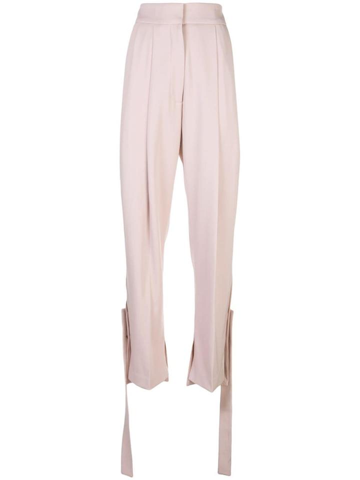 Petar Petrov High Waisted Tapered Trousers - Pink