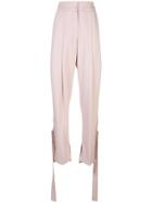 Petar Petrov High Waisted Tapered Trousers - Pink