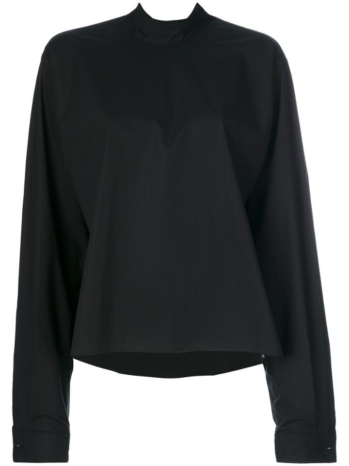 Mm6 Maison Margiela Parachute Blouse - Black