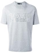 Love Moschino 'st. Love Wars' T-shirt, Men's, Size: Large, Grey, Cotton