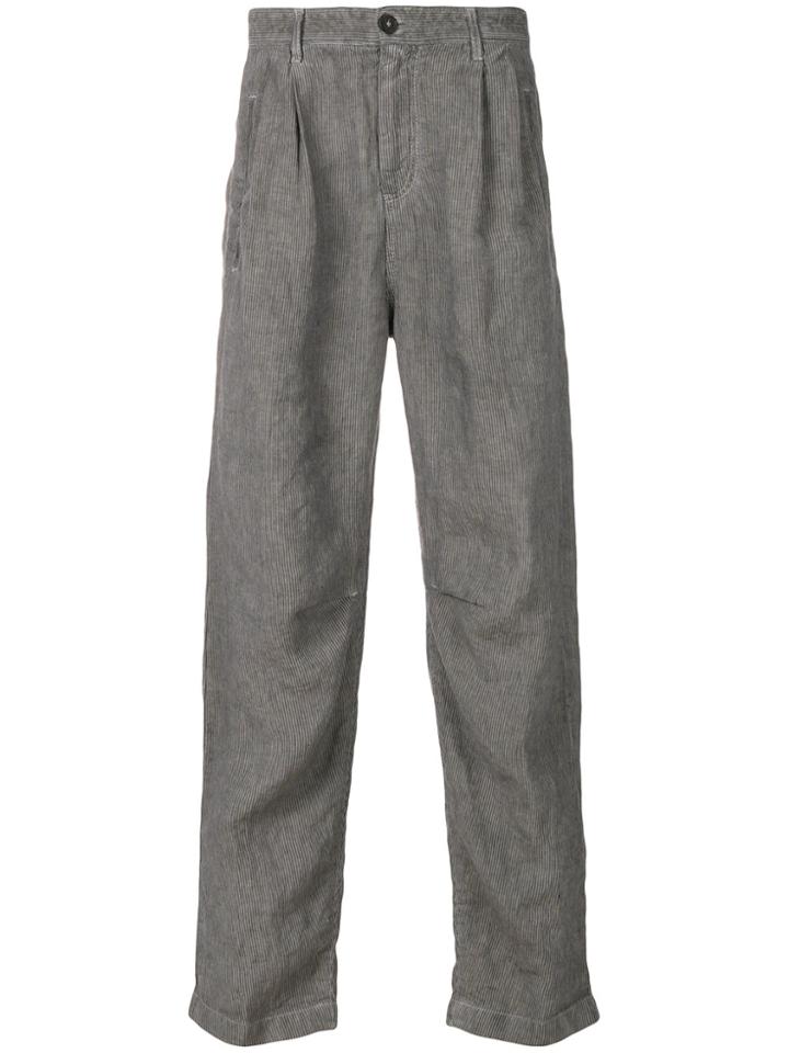 Massimo Alba Straight-leg Tailored Trousers - Grey