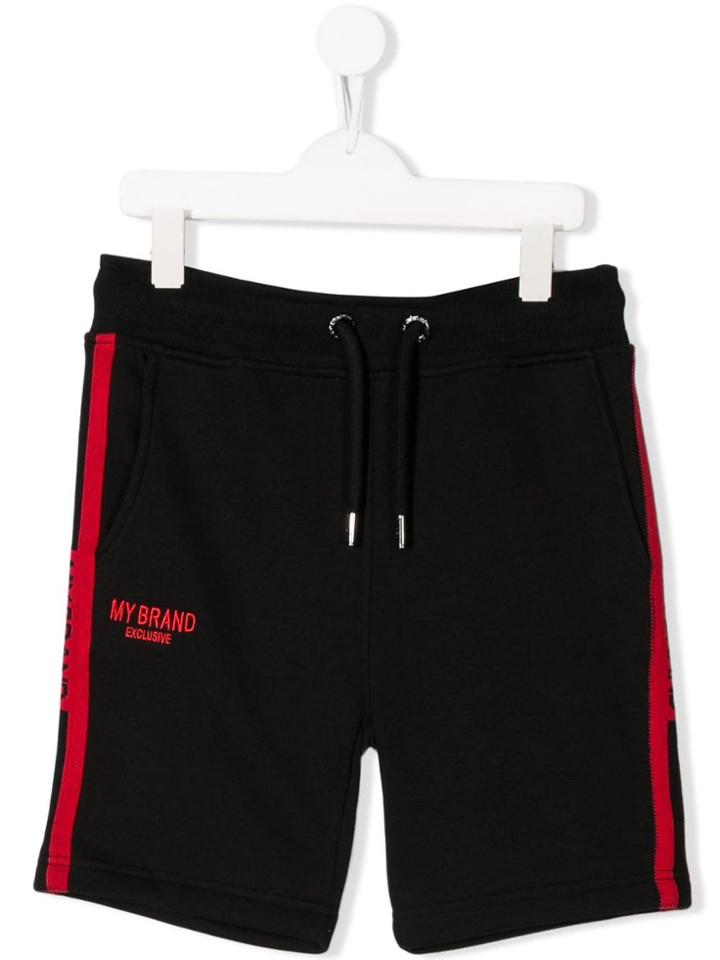 My Brand Kids Teen Casual Jersey Shorts - Black