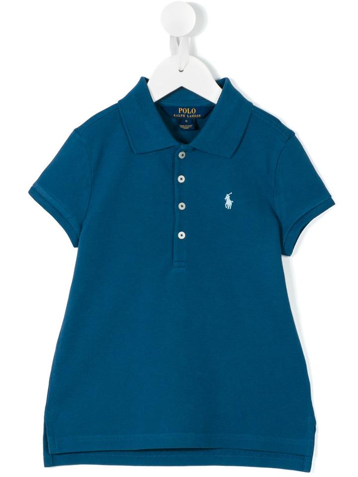 Ralph Lauren Kids - Logo Polo Shirt - Kids - Cotton/spandex/elastane - 4 Yrs, Blue