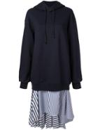 Juun.j Oversized Hoodie - Blue