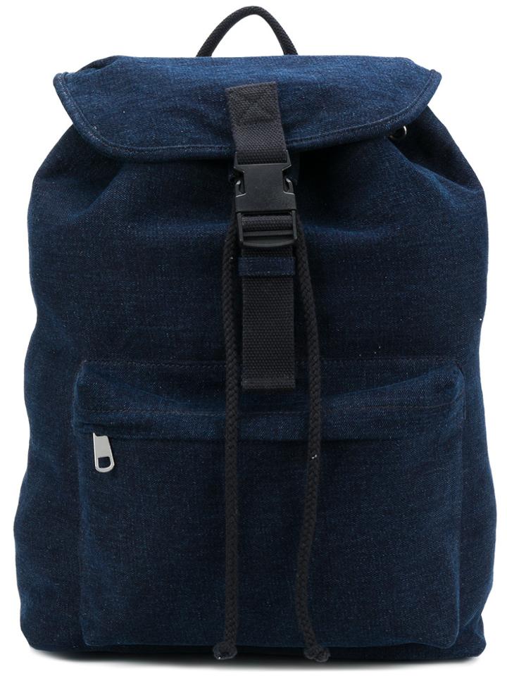 A.p.c. Chambray Backpack - Blue
