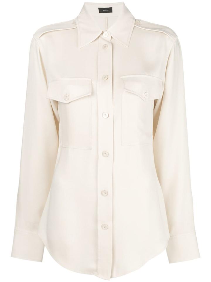 Joseph Pocket Shirt - Nude & Neutrals