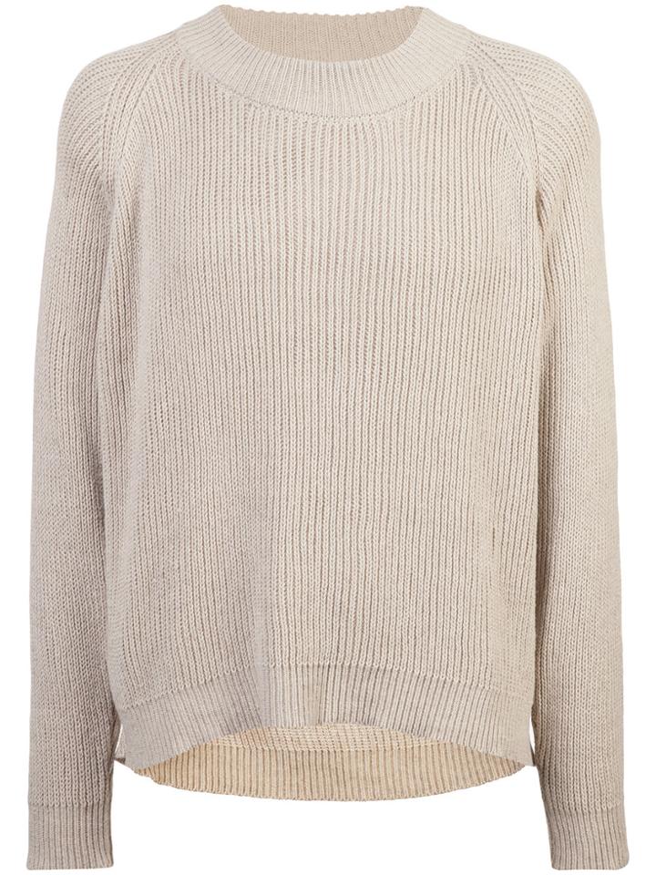 Jan Jan Van Essche Long Sleeve Knitted Sweater - White