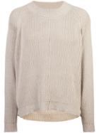 Jan Jan Van Essche Long Sleeve Knitted Sweater - White