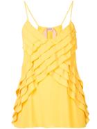 No21 Spaghetti Straps Top - Yellow & Orange
