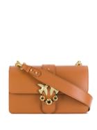 Pinko Love Simply Jewelled Buckle Bag - Brown