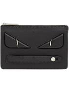 Fendi Bag Bugs-appliqué Pouch - Black