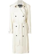 Tom Ford Belted Trench Coat - White