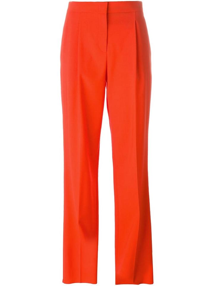 Emilio Pucci Wide Leg Trousers, Women's, Size: 38, Red, Spandex/elastane/acetate/viscose/virgin Wool