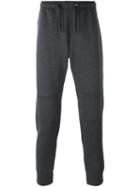 Fendi Panelled Track Pants, Men's, Size: Large, Grey, Cotton/polyester